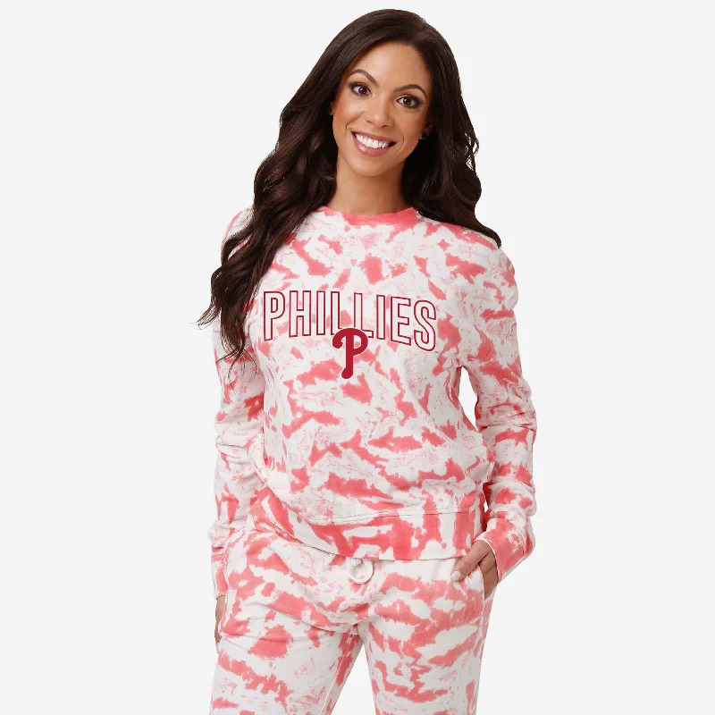 Philadelphia Phillies Womens Cloud Coverage Sweater Sporty Women's Tennis