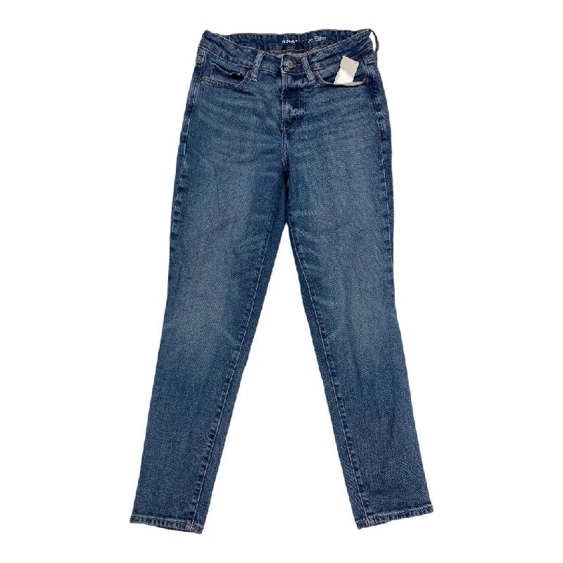 Jeans Straight By Old Navy In Blue Denim, Size: 2 Refined Women's 