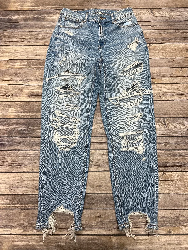 Jeans Skinny By American Eagle In Blue Denim, Size: 2 Sophisticated Women's 