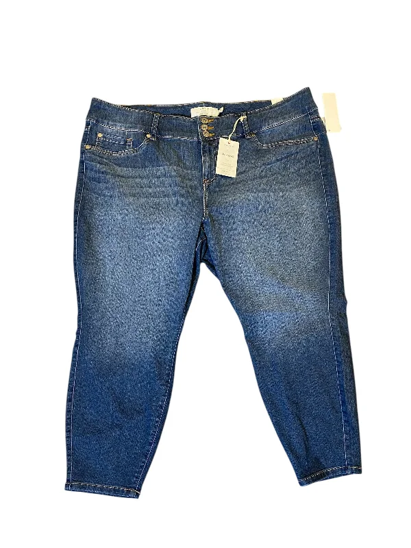 Jeans Jeggings By Torrid In Blue Denim, Size: 26 Bold Women's Statement