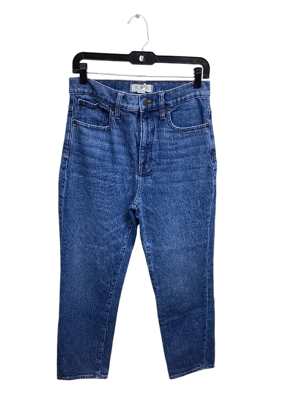 Jeans Straight By Madewell In Blue Denim, Size: 6 Gym