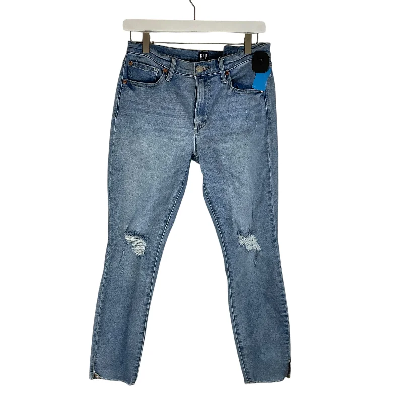 Jeans Skinny By Gap In Blue Denim, Size: 8 Australian Beach