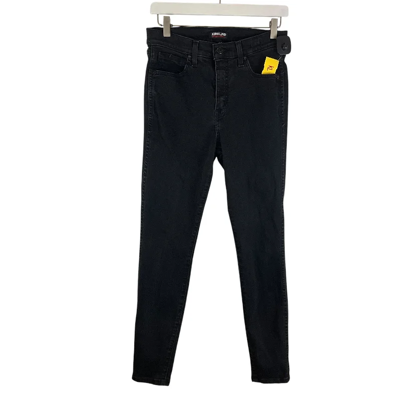 Jeans Straight By Kirkland In Black, Size: 6 Classic Women's Tweed