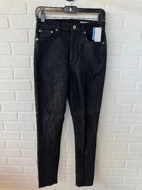 Jeans Skinny By Rag & Bones Jeans In Black Denim, Size: 4 Trendy Women's 