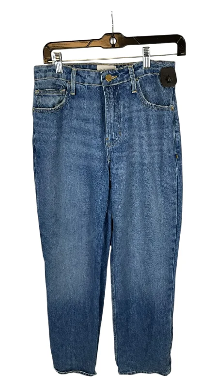 Jeans Designer By Frame In Blue Denim, Size: 8 Monochromatic All - in - one