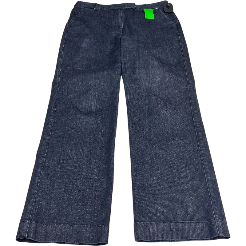 Jeans Straight By Talbots In Blue Denim, Size: 8 European