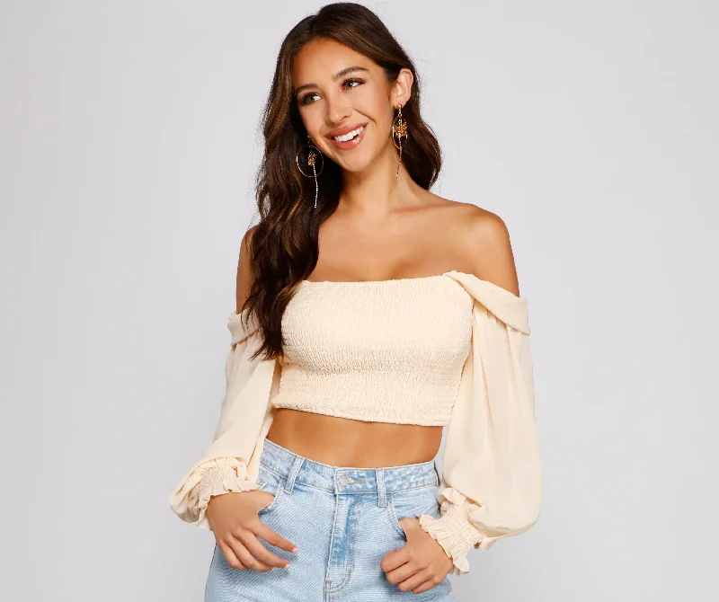 Sweet Stylish Moments Smock Top Cool Women's Skate