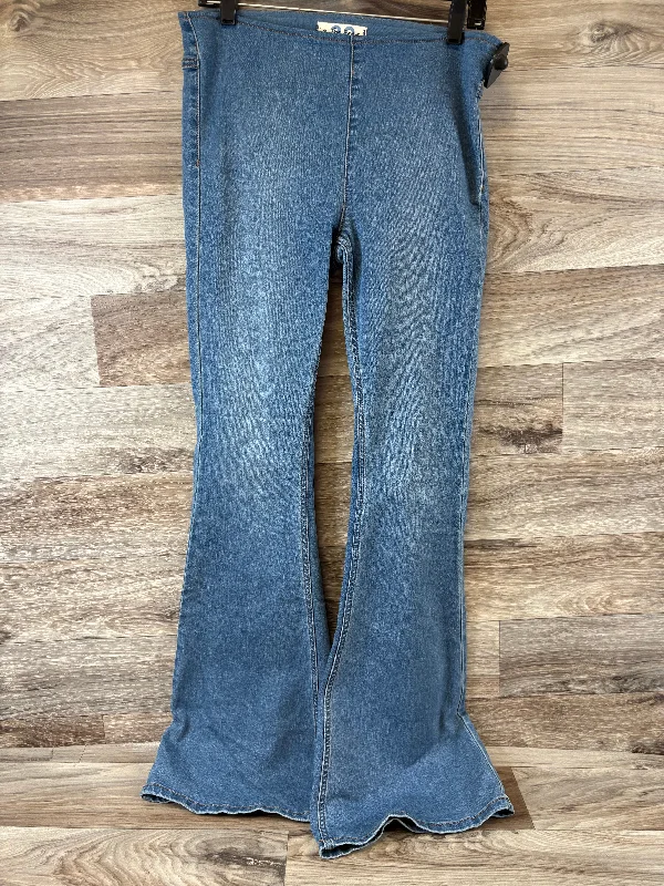 Jeans Flared By We The Free In Blue Denim, Size: 6 Dynamic Women's Moto