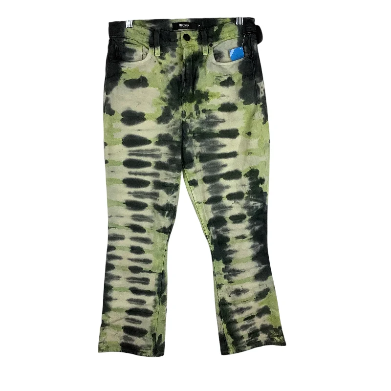 Jeans Designer By Hudson In Tie Dye Print, Size: 6 (28) Laid - back Women's Style